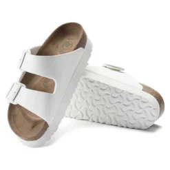 Birkenstock Arizona Platform Vegan - White- Medium/Narrow 8 Birkenstock Arizona Platform Vegan - White- Medium/Narrow -Soccer Shoes Shop 1018581 sole