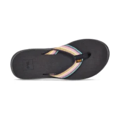 Teva Women's Voya Flip Sandal - Antiguous Black Multi- Regular (B) 10 Teva Women's Voya Flip Sandal - Antiguous Black Multi- Regular (B) -Soccer Shoes Shop 1019040 ABML 5