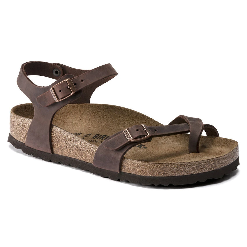 Birkenstock Women's Taormina Habana Oiled Leather- Regular/Wide 1 Birkenstock Women's Taormina Habana Oiled Leather- Regular/Wide