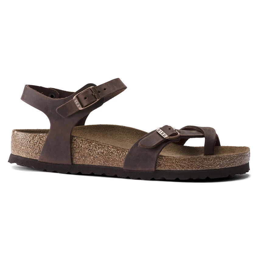 Birkenstock Women's Taormina Habana Oiled Leather- Regular/Wide 3 Birkenstock Women's Taormina Habana Oiled Leather- Regular/Wide - Image 3