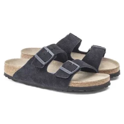 Birkenstock Arizona Suede Soft Footbed -Midnight- Medium/Narrow 9 Birkenstock Arizona Suede Soft Footbed -Midnight- Medium/Narrow -Soccer Shoes Shop 1020716 pair
