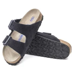Birkenstock Arizona Suede Soft Footbed -Midnight- Medium/Narrow 11 Birkenstock Arizona Suede Soft Footbed -Midnight- Medium/Narrow -Soccer Shoes Shop 1020716 sole