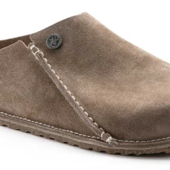 Birkenstock Women's Zermatt Suede Slipper - Gray Taupe - Medium/Narrow -Soccer Shoes Shop 1021318 detail 1