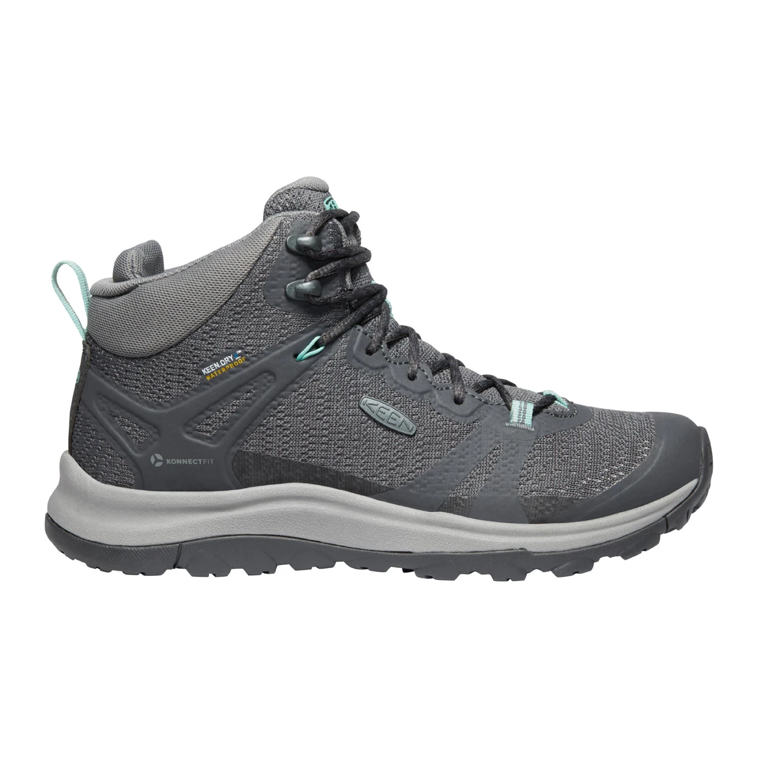 Keen Women's Terradora II Mid Waterproof Hiking Boot - Magnet/Ocean Wave - Regular (B) 1 Keen Women's Terradora II Mid Waterproof Hiking Boot - Magnet/Ocean Wave - Regular (B)