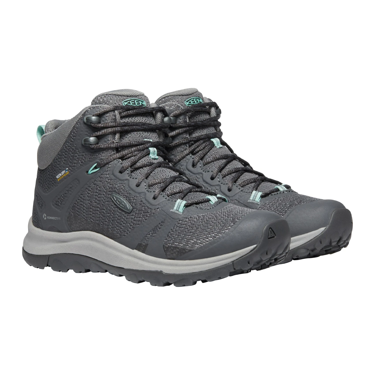 Keen Women's Terradora II Mid Waterproof Hiking Boot - Magnet/Ocean Wave - Regular (B) 3 Keen Women's Terradora II Mid Waterproof Hiking Boot - Magnet/Ocean Wave - Regular (B) - Image 3