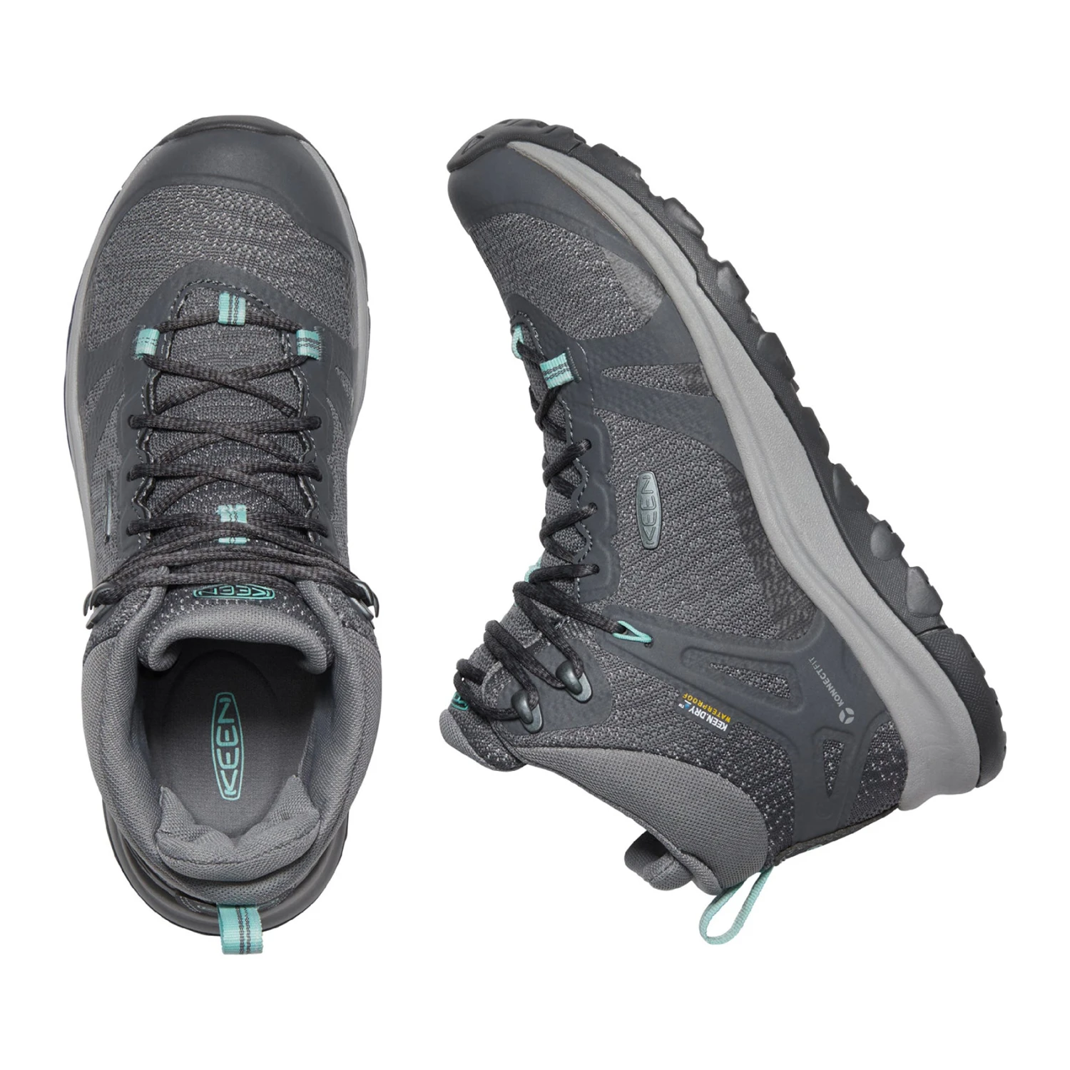 Keen Women's Terradora II Mid Waterproof Hiking Boot - Magnet/Ocean Wave - Regular (B) 4 Keen Women's Terradora II Mid Waterproof Hiking Boot - Magnet/Ocean Wave - Regular (B) - Image 4