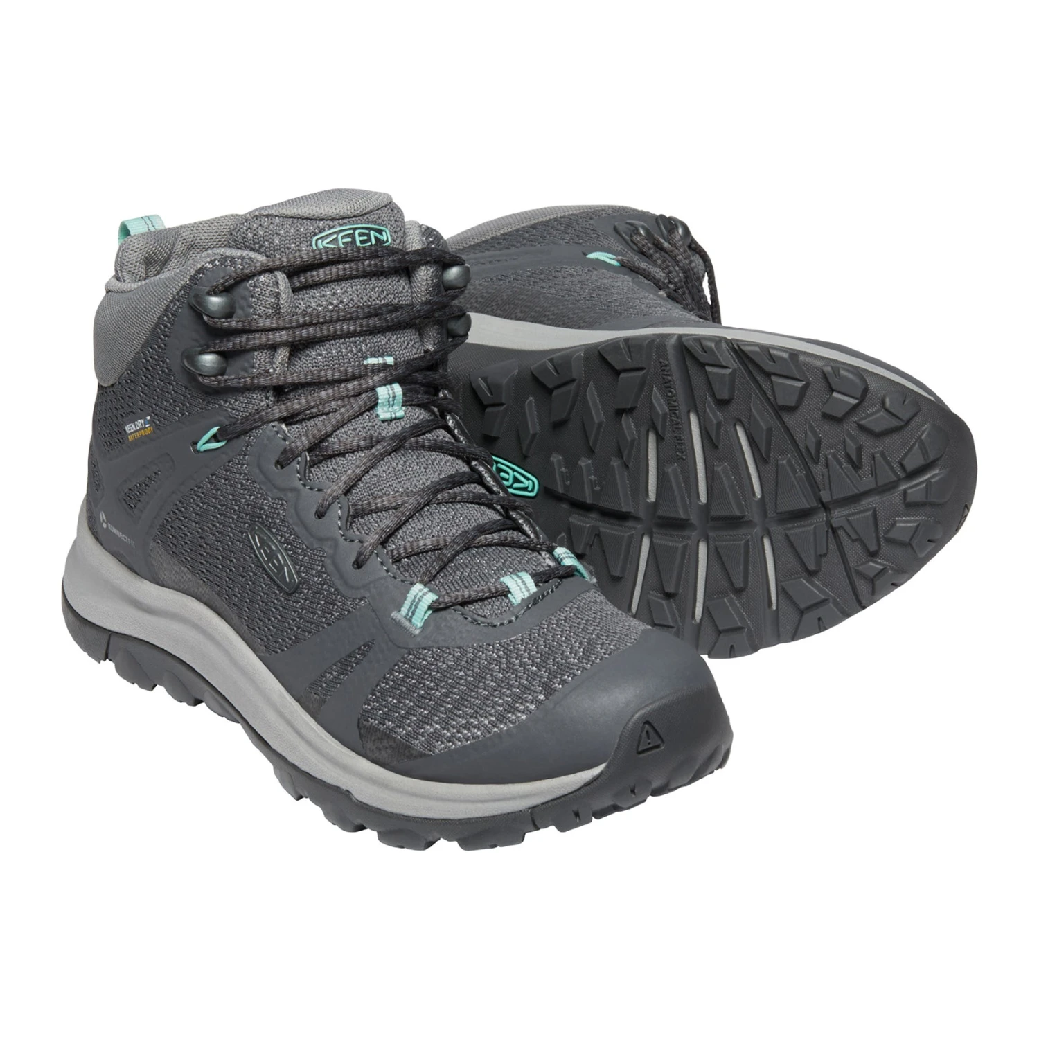 Keen Women's Terradora II Mid Waterproof Hiking Boot - Magnet/Ocean Wave - Regular (B) 5 Keen Women's Terradora II Mid Waterproof Hiking Boot - Magnet/Ocean Wave - Regular (B) - Image 5