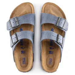 Birkenstock Arizona SFB Oil Leather Sandal - Dusty Blue - Regular/Wide 11 Birkenstock Arizona SFB Oil Leather Sandal - Dusty Blue - Regular/Wide -Soccer Shoes Shop 1022477 top