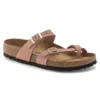 Birkenstock Women's Mayari NuBuck Soft Footbed - Old Rose- Regular/Wide