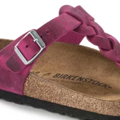Birkenstock Women's Gizeh Braid Sandal- Festival Fuchsia- Regular/Wide -Soccer Shoes Shop 1023991 detail 1