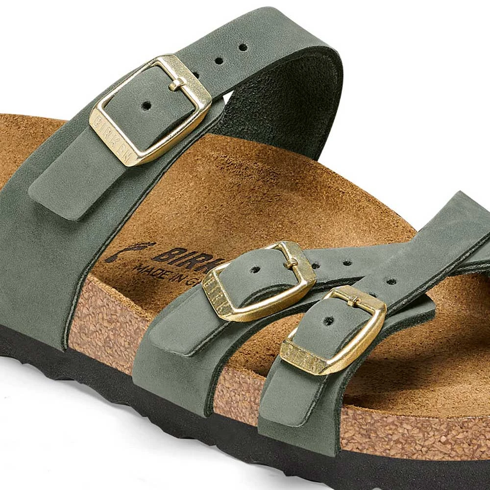 Birkenstock Women's Franca Nubuck Sandal - Thyme - Regular/Wide 4 Birkenstock Women's Franca Nubuck Sandal - Thyme - Regular/Wide - Image 4