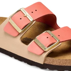 Birkenstock Women's Arizona Nubuck Sandal - Mars/Sandcastle - Regular (B) 11 Birkenstock Women's Arizona Nubuck Sandal - Mars/Sandcastle - Regular (B) -Soccer Shoes Shop 1025757 detail 1