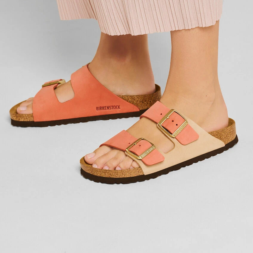 Birkenstock Women's Arizona Nubuck Sandal - Mars/Sandcastle - Regular (B) 6 Birkenstock Women's Arizona Nubuck Sandal - Mars/Sandcastle - Regular (B) - Image 6