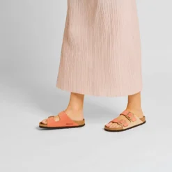 Birkenstock Women's Arizona Nubuck Sandal - Mars/Sandcastle - Regular (B) 13 Birkenstock Women's Arizona Nubuck Sandal - Mars/Sandcastle - Regular (B) -Soccer Shoes Shop 1025757 f look f