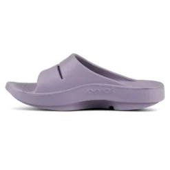 OOfos Unisex OOahh Slide- Mauve -Soccer Shoes Shop 1100MAUVE shot4 932x680 f9a13b4b f42a 4d38 9202 be17617a9957