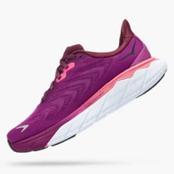 Hoka Women's Arahi 6 Running Shoe - Grape Wine/Beautyberry- Regular (B) -Soccer Shoes Shop 1123195 GWBY 4