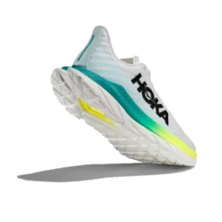 Hoka Women's Mach 5 Running Shoe - White/Blue Glass - Regular (B) 7 Hoka Women's Mach 5 Running Shoe - White/Blue Glass - Regular (B) -Soccer Shoes Shop 1127894 WBGL 4