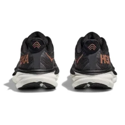 Hoka Women's Clifton 9 Running Shoe - Black/Copper - Wide (D) -Soccer Shoes Shop 1127896 BCPPR 5
