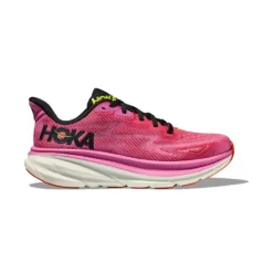Hoka Women's Clifton 9 Running Shoe - Raspberry/Strawberry- Regular (B)