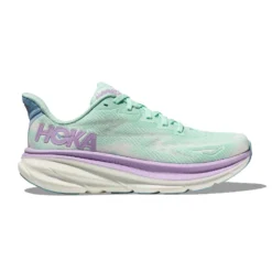 Hoka Women's Clifton 9 Running Shoe - Sunlit Ocean/Lilac Mist - Regular (B)