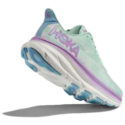 Hoka Women's Clifton 9 Running Shoe - Sunlit Ocean/Lilac Mist - Regular (B) -Soccer Shoes Shop 1127896 SOLM 4