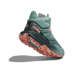 Hoka Women's Speedgoat 5 Mid GTX Trail Running Shoe - Agave/Spruce - Regular (B) -Soccer Shoes Shop 1127919 ASPR 4