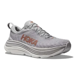 Soccer Shoes Shop 19 Hoka Women's Gaviota 5 Running Shoe - Harbor Mist/Rose Gold - Regular (B)
