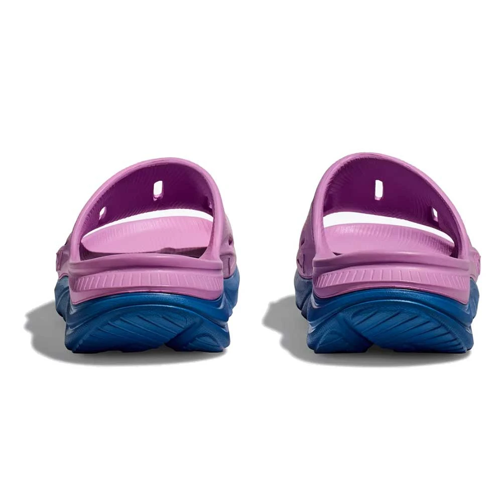 Hoka Unisex Ora Recovery Slide 3 - Cyclamen/Coastal Sky 6 Hoka Unisex Ora Recovery Slide 3 - Cyclamen/Coastal Sky - Image 6