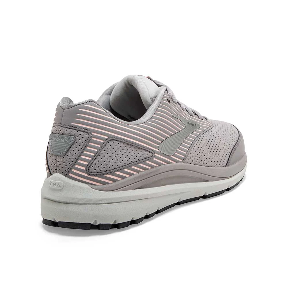 BROOKS Women's Addiction Walker Suede Walking Shoe - Alloy/Oyster/Peach- Regular (B) 4 BROOKS Women's Addiction Walker Suede Walking Shoe - Alloy/Oyster/Peach- Regular (B) - Image 4