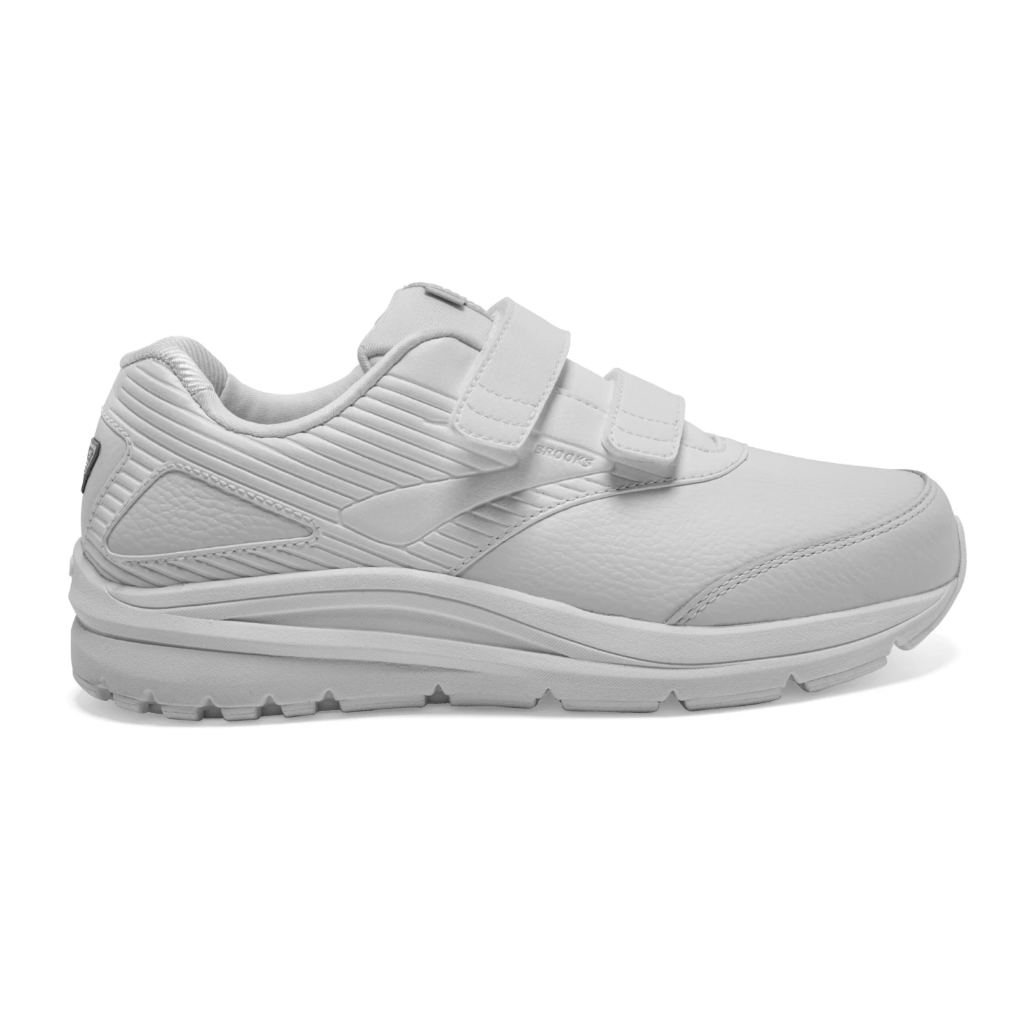 BROOKS Women's Addiction Walker VStrap 2 Walking Shoe -White/White- Wide (D) 1 BROOKS Women's Addiction Walker VStrap 2 Walking Shoe -White/White- Wide (D)