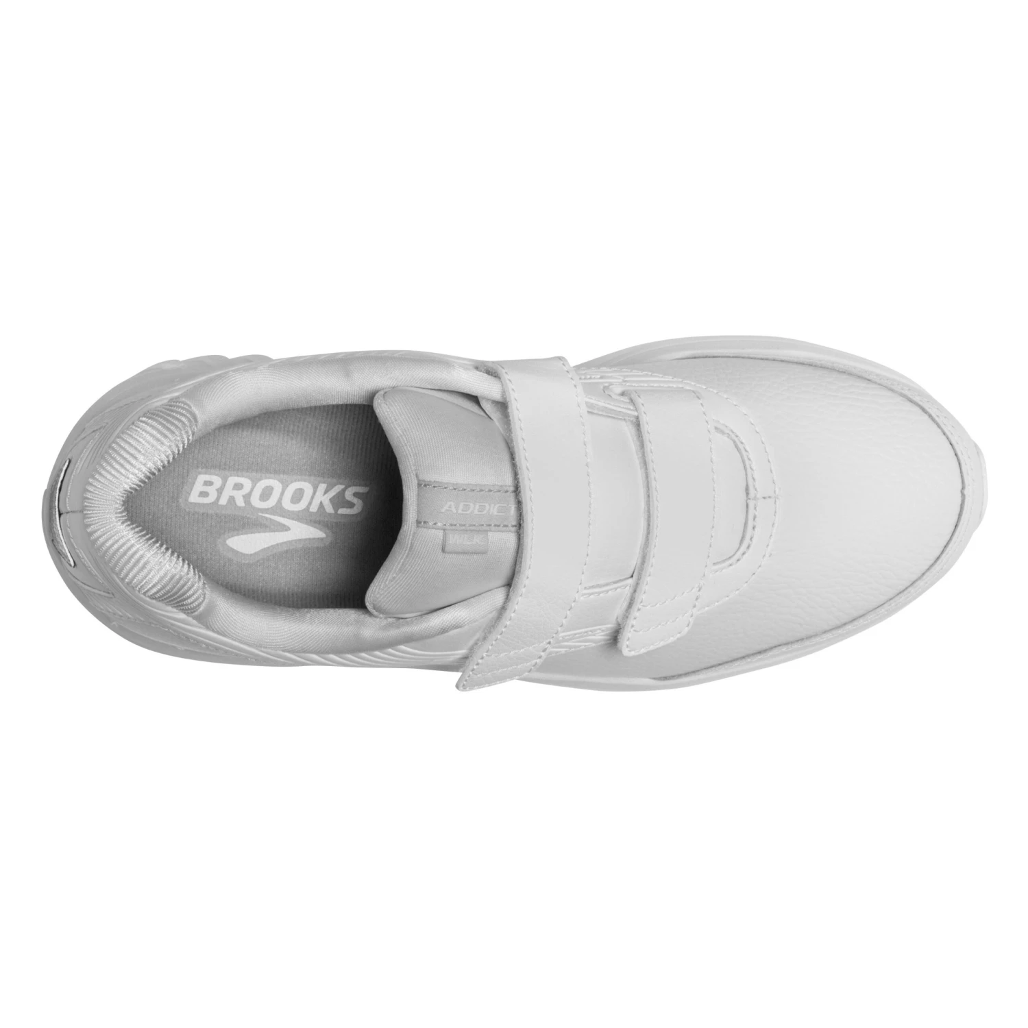 BROOKS Women's Addiction Walker VStrap 2 Walking Shoe -White/White- Wide (D) 5 BROOKS Women's Addiction Walker VStrap 2 Walking Shoe -White/White- Wide (D) - Image 5