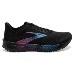 BROOKS Women's Hyperion Tempo Running Shoe - Black/Blissful Blue/Fuchsia - Regular (B)