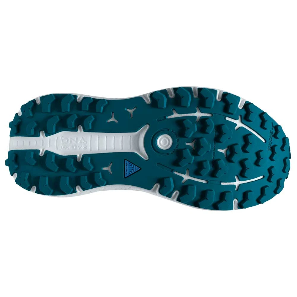 BROOKS Women's Caldera 6 Trail Shoe- Pink Glo/Peacoat/Marshmallow- Regular (B) 3 BROOKS Women's Caldera 6 Trail Shoe- Pink Glo/Peacoat/Marshmallow- Regular (B) - Image 3