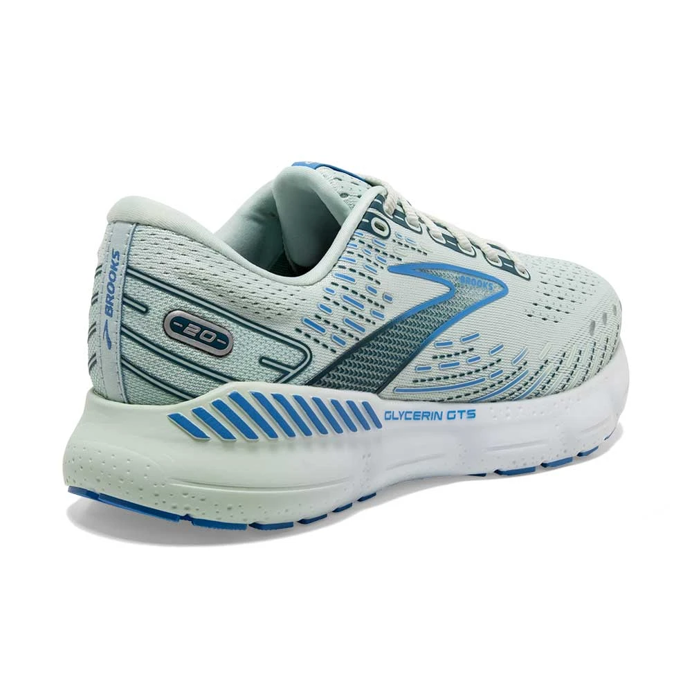 BROOKS Women's Glycerin GTS 20 Running Shoe - Blue Glass/Marina/Legion Blue - Regular (B) 3 BROOKS Women's Glycerin GTS 20 Running Shoe - Blue Glass/Marina/Legion Blue - Regular (B) - Image 3