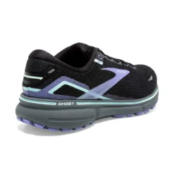 BROOKS Women's Ghost 15 Running Shoe- Black/Jacaranda/Salt- Regular (B) -Soccer Shoes Shop 120380 011 H Ghost 15