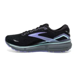 BROOKS Women's Ghost 15 Running Shoe- Black/Jacaranda/Salt- Regular (B) -Soccer Shoes Shop 120380 011 M Ghost 15