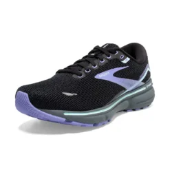 BROOKS Women's Ghost 15 Running Shoe- Black/Jacaranda/Salt- Regular (B) -Soccer Shoes Shop 120380 011 Z Ghost 15