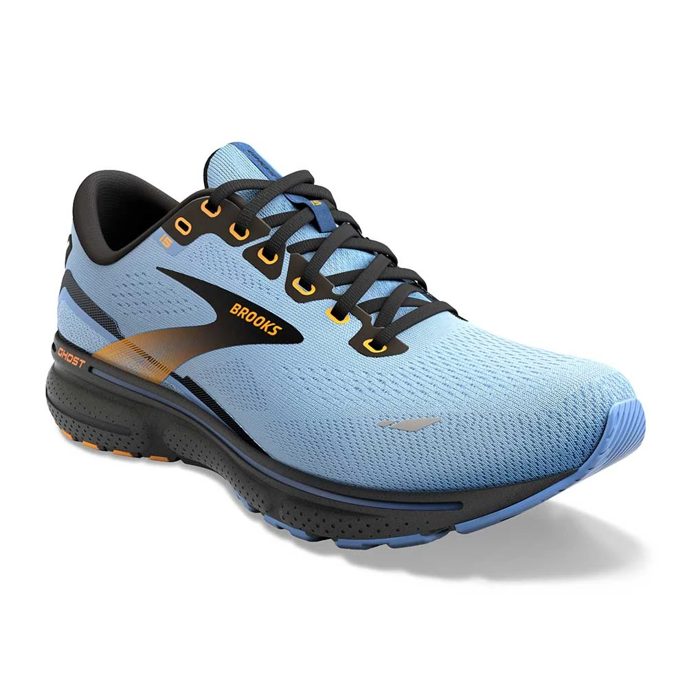 BROOKS Women's Ghost 15 Running Shoe- Light Blue/Black/Yellow - Regular (B) 5 BROOKS Women's Ghost 15 Running Shoe- Light Blue/Black/Yellow - Regular (B) - Image 5