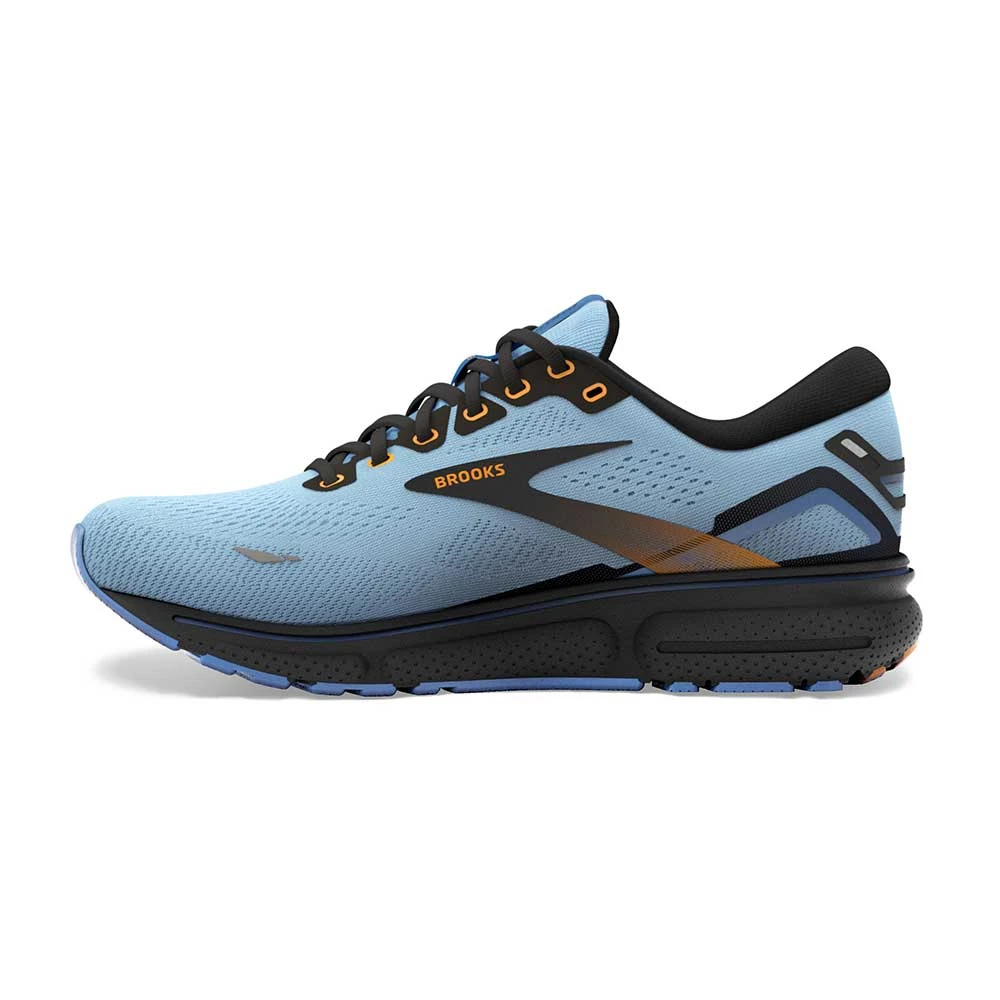 BROOKS Women's Ghost 15 Running Shoe- Light Blue/Black/Yellow - Regular (B) 2 BROOKS Women's Ghost 15 Running Shoe- Light Blue/Black/Yellow - Regular (B) - Image 2