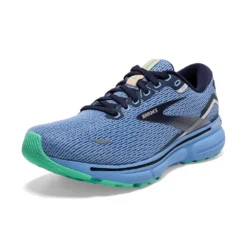 BROOKS Women's Ghost 15 Running Shoe - Vista Blue/Peacoat/Linen - Regular (B) -Soccer Shoes Shop 120380 472 Z Ghost 15