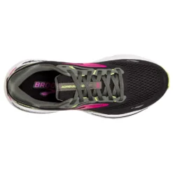 BROOKS Women's Adrenaline GTS 23 Running Shoe - Black/Gunmetal/Sharp Green- Regular (B) -Soccer Shoes Shop 120381 037 O Adrenaline GTS 23 2