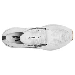 BROOKS Women's Levitate StealthFit 6 Running Shoe- White/Bran- Regular (B) 8 BROOKS Women's Levitate StealthFit 6 Running Shoe- White/Bran- Regular (B) -Soccer Shoes Shop 120385 170 O Levitate StealthFit 6