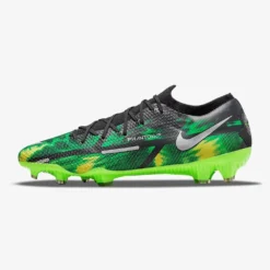 Nike Unisex Phantom GT2 Pro SW FG Soccer Shoe - Black/MTLC Platinum Green-Regular (D) -Soccer Shoes Shop 1e4a4a9f b2f8 42d4 b747 bb8c66f8c811