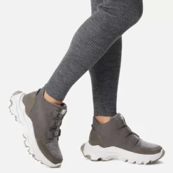 Sorel Women's Kinetic Breakthru Caribou WP Boot- Quarry- Regular (B) -Soccer Shoes Shop 2028281 052 a9