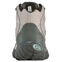 Oboz Women's Bridger Mid B-DRY Hiking Shoe- Frost Gray -Soccer Shoes Shop 22102 Womens Bridger Mid B DRY FrostGray back 86104