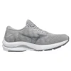 Mizuno Women's Wave Rider 25 Waveknit Running Shoe- Harbor Mist/Silver- Regular (B)