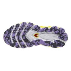 Mizuno Women's Wave Sky 7 Running Shoe - High/Vis Pink/Ombre Blue - Regular (B) -Soccer Shoes Shop 411413 1VRE 02