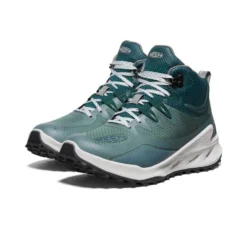 Keen Women's Zionic Mid Waterproof Hiking Boot - Dark Forest/Sea Moss- Regular (B) -Soccer Shoes Shop 4b1262220d8d20acf9a5a104dae70e5ae51b9e68