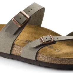 Birkenstock Mayari Cork Stone Birko-Flor Nubuck Sandal- Regular/Wide -Soccer Shoes Shop 71071 detail 1