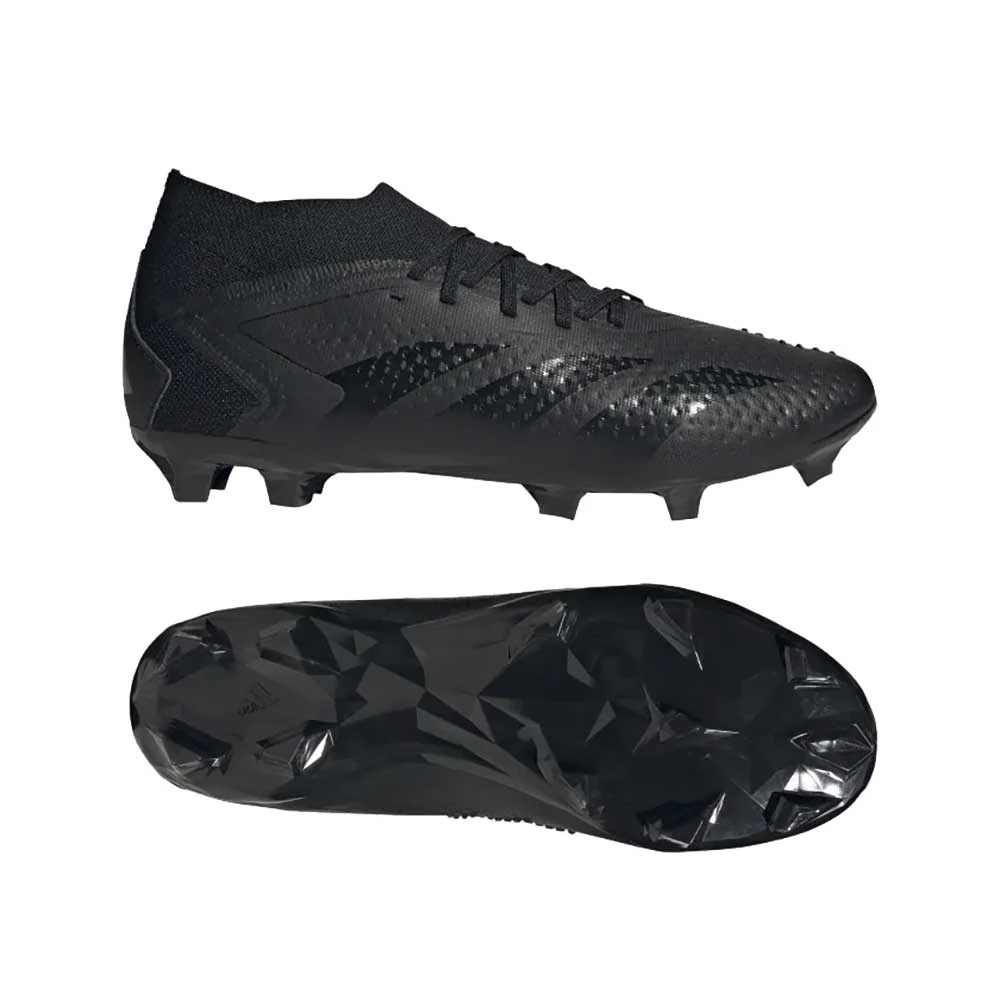 ADIDAS Unisex Predator Accuracy.2 FG Soccer Shoes - Core Black, Core Black, Cloud White - Regular (D) 3 ADIDAS Unisex Predator Accuracy.2 FG Soccer Shoes - Core Black, Core Black, Cloud White - Regular (D) - Image 3